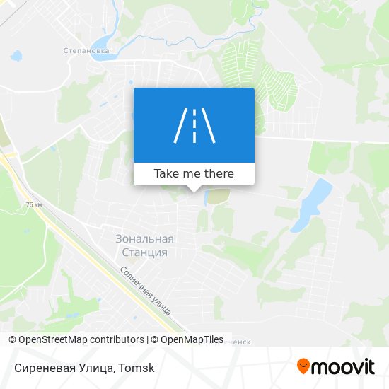 Сиреневая Улица map