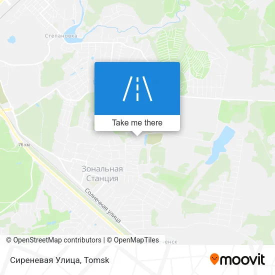 Сиреневая Улица map