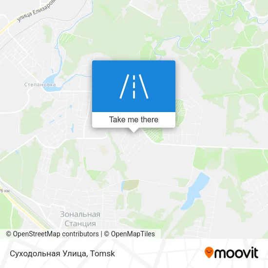 Суходольная Улица map