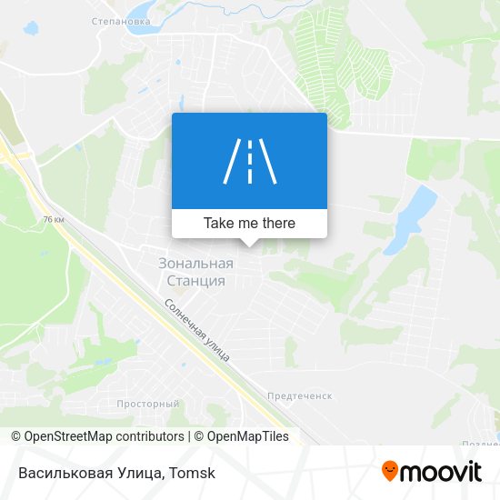Васильковая Улица map