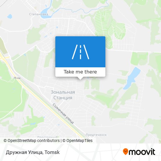 Дружная Улица map