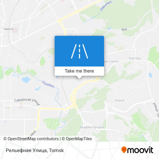 Рельефная Улица map