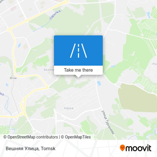 Вешняя Улица map