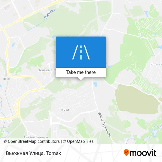 Вьюжная Улица map