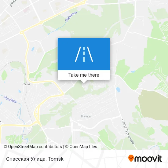 Спасская Улица map