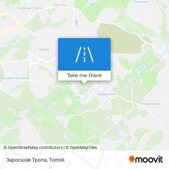 Заросшая Тропа map