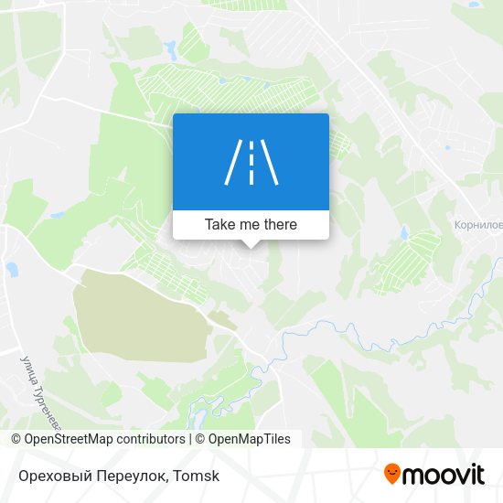 Ореховый Переулок map