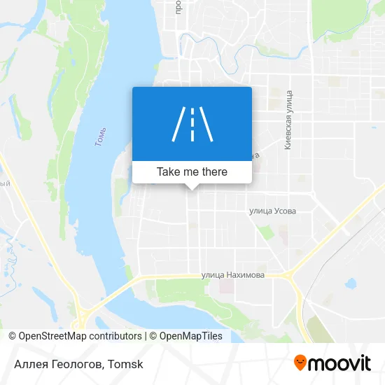 Аллея Геологов map