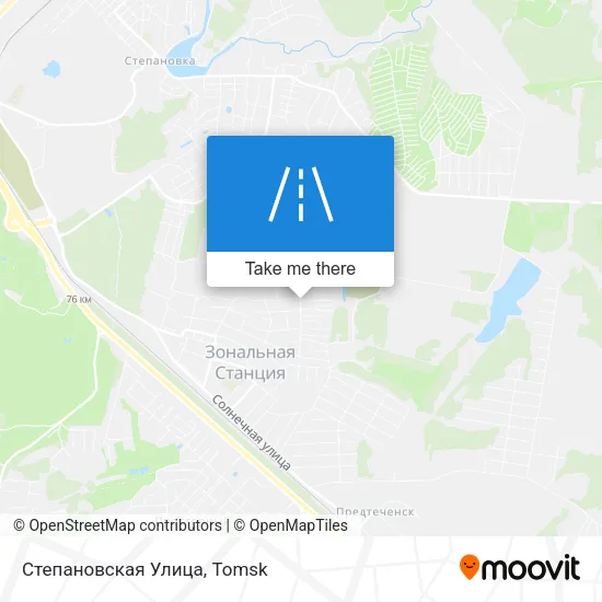 Степановская Улица map