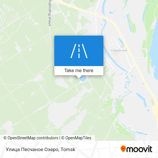 Улица Песчаное Озеро map