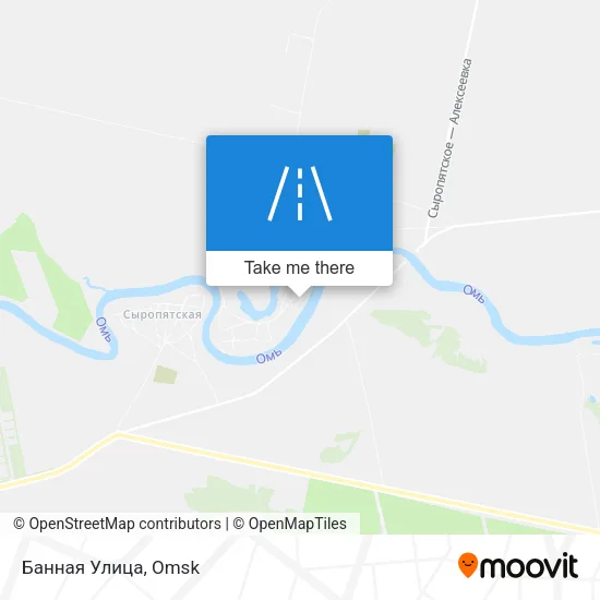Банная Улица map