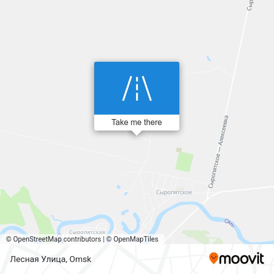 Лесная Улица map
