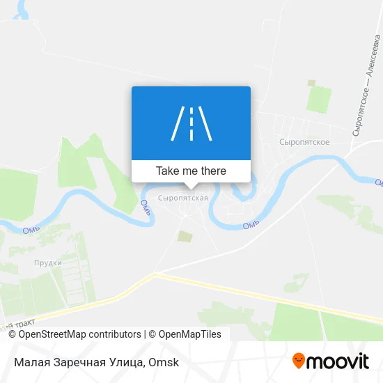 Малая Заречная Улица map