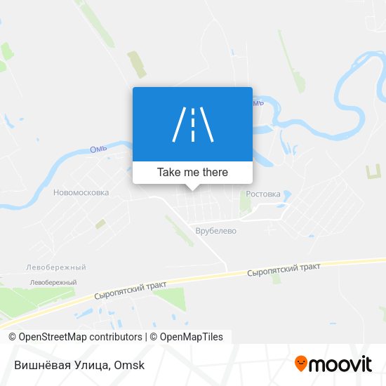 Вишнёвая Улица map