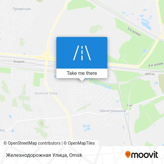 Железнодорожная Улица map