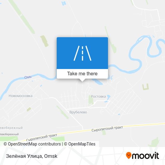 Зелёная Улица map