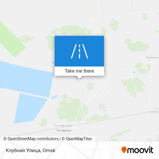 Клубная Улица map
