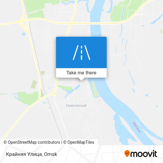 Крайняя Улица map