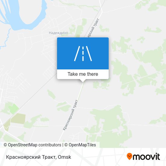 Красноярский Тракт map