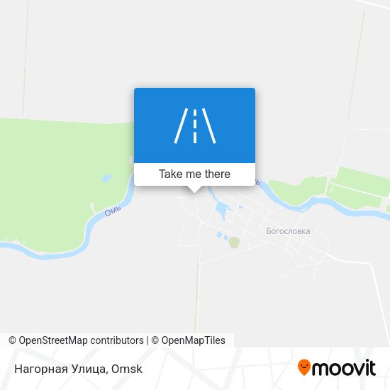 Нагорная Улица map