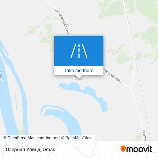 Озёрная Улица map