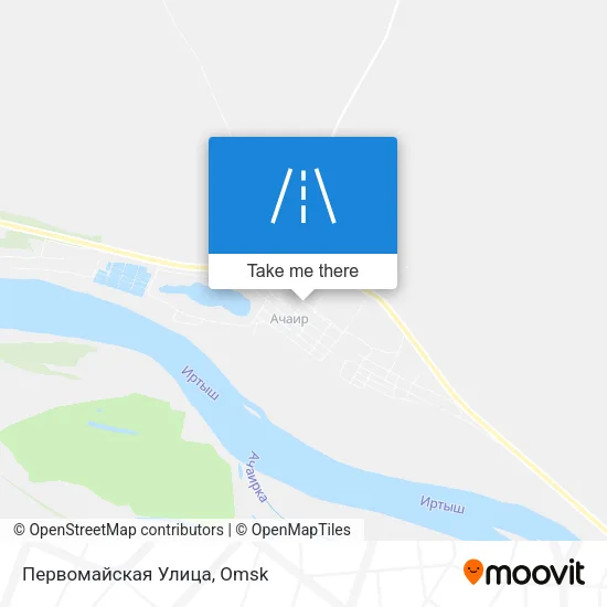 Первомайская Улица map
