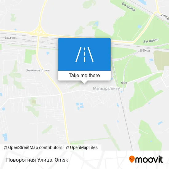 Поворотная Улица map