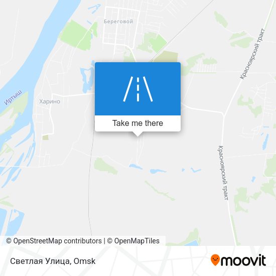 Светлая Улица map