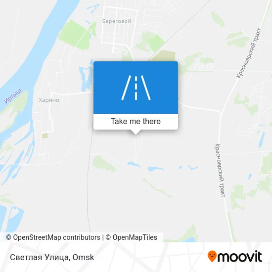 Светлая Улица map