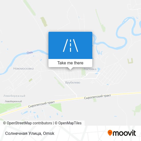 Солнечная Улица map