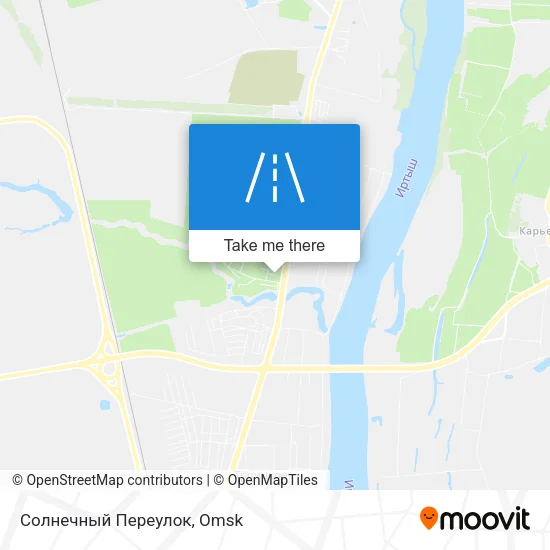 Солнечный Переулок map