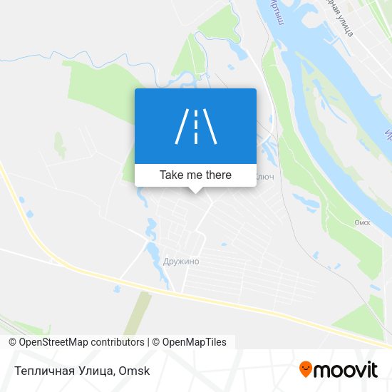 Тепличная Улица map