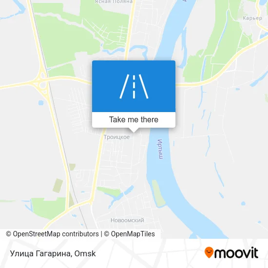 Улица Гагарина map
