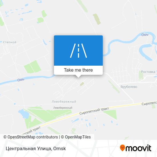 Центральная Улица map