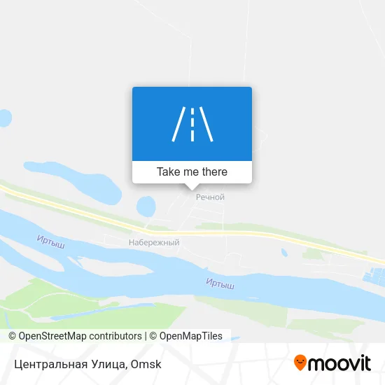 Центральная Улица map