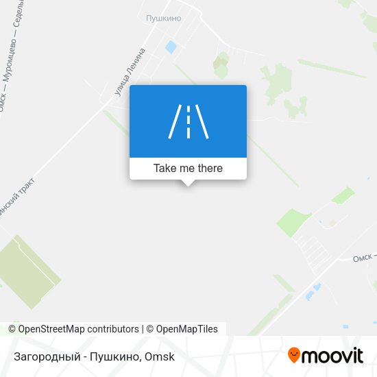 Загородный - Пушкино map