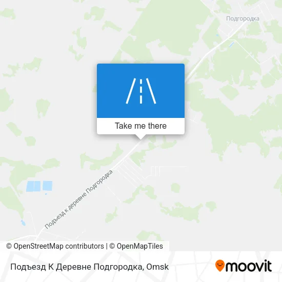 Подъезд К Деревне Подгородка map