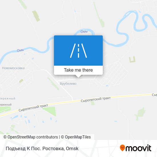 Подъезд К Пос. Ростовка map