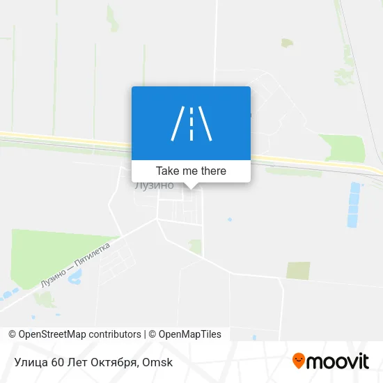 Улица 60 Лет Октября map