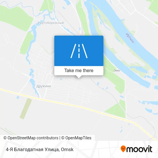 4-Я Благодатная Улица map