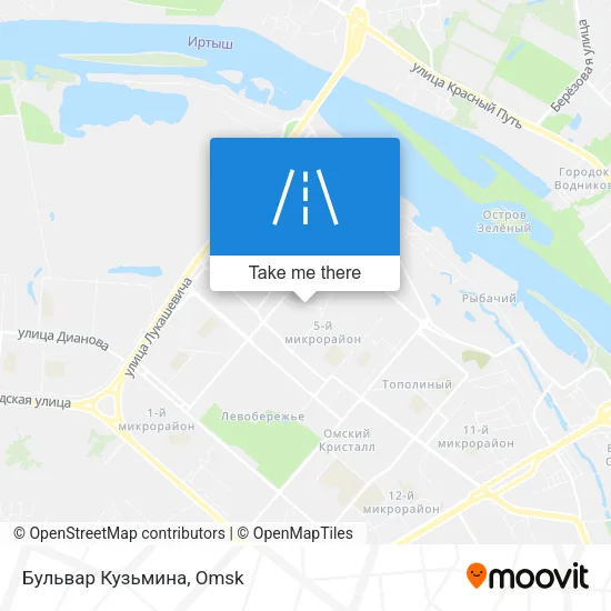 Бульвар Кузьмина map