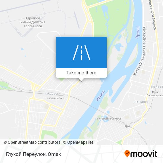 Глухой Переулок map