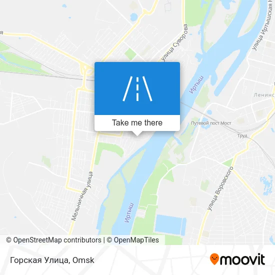 Горская Улица map