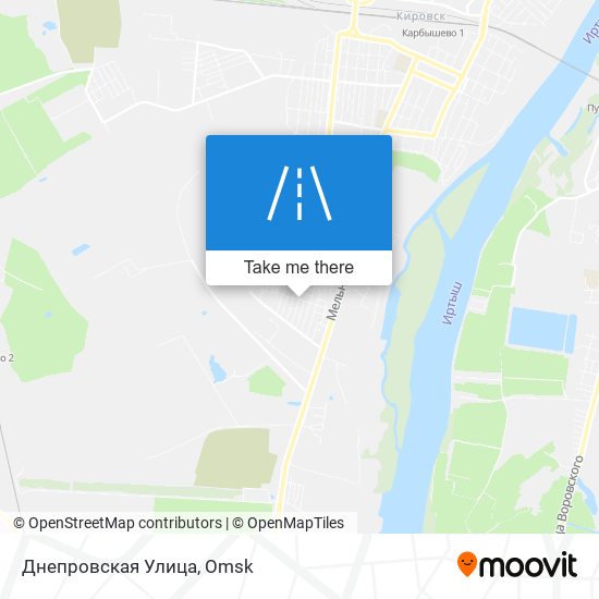 Днепровская Улица map