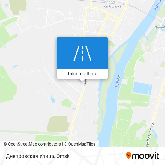 Днепровская Улица map