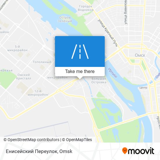 Енисейский Переулок map