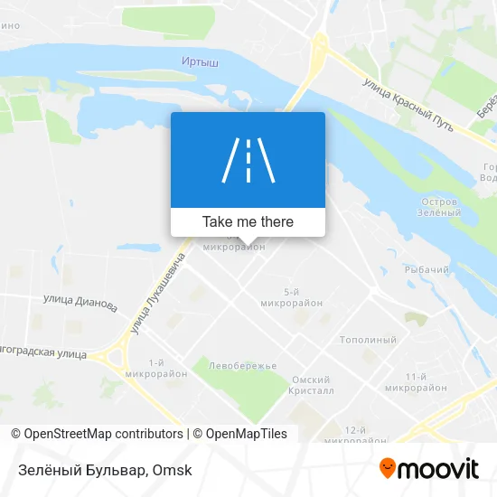 Зелёный Бульвар map