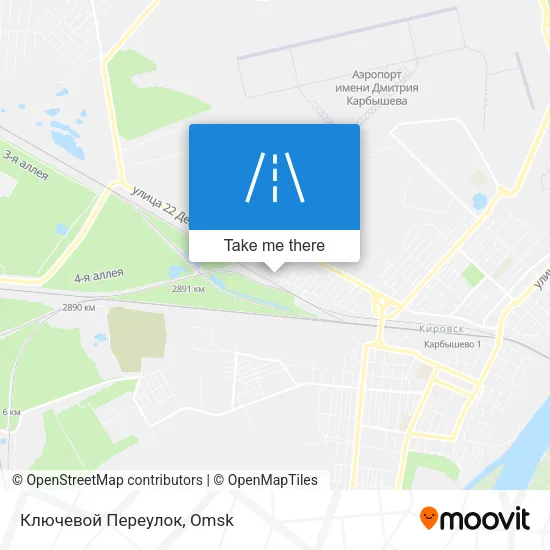 Ключевой Переулок map