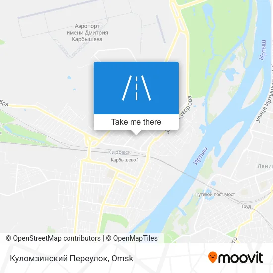Куломзинский Переулок map