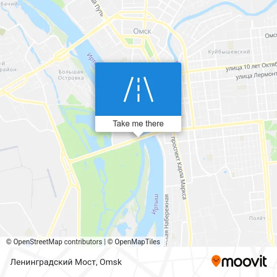 Ленинградский Мост map